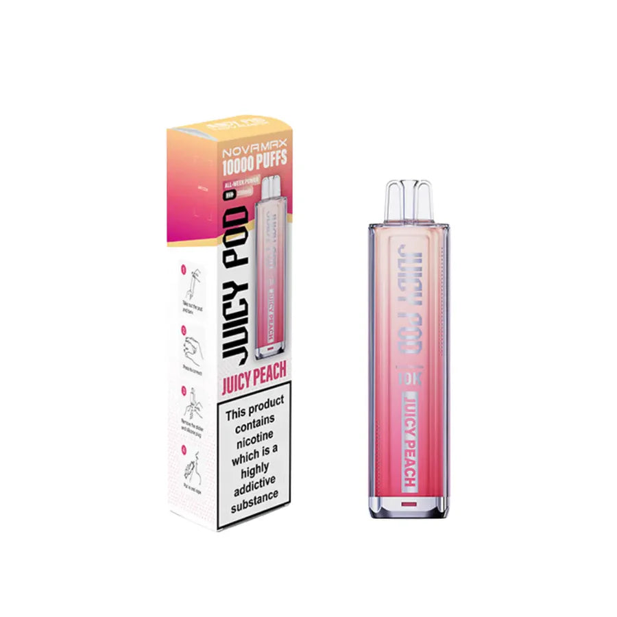 Juicy Peach Juicy Pod NovaMax 10K Pod Kit