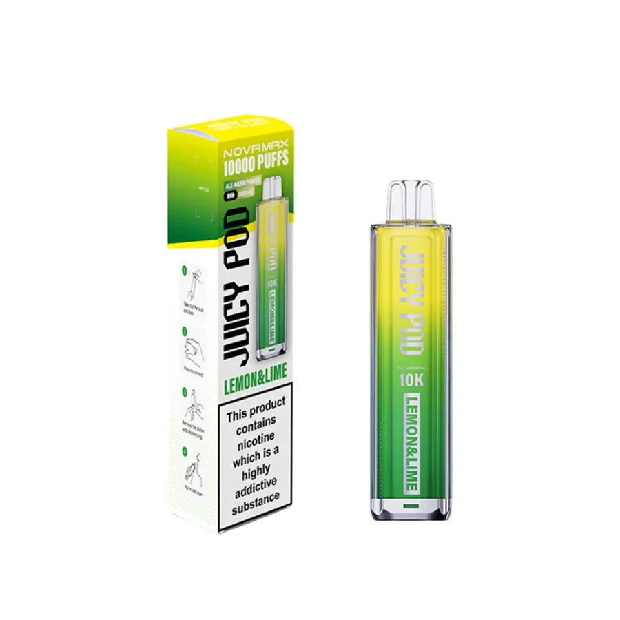 Lemon Lime Juicy Pod NovaMax 10K Pod Kit