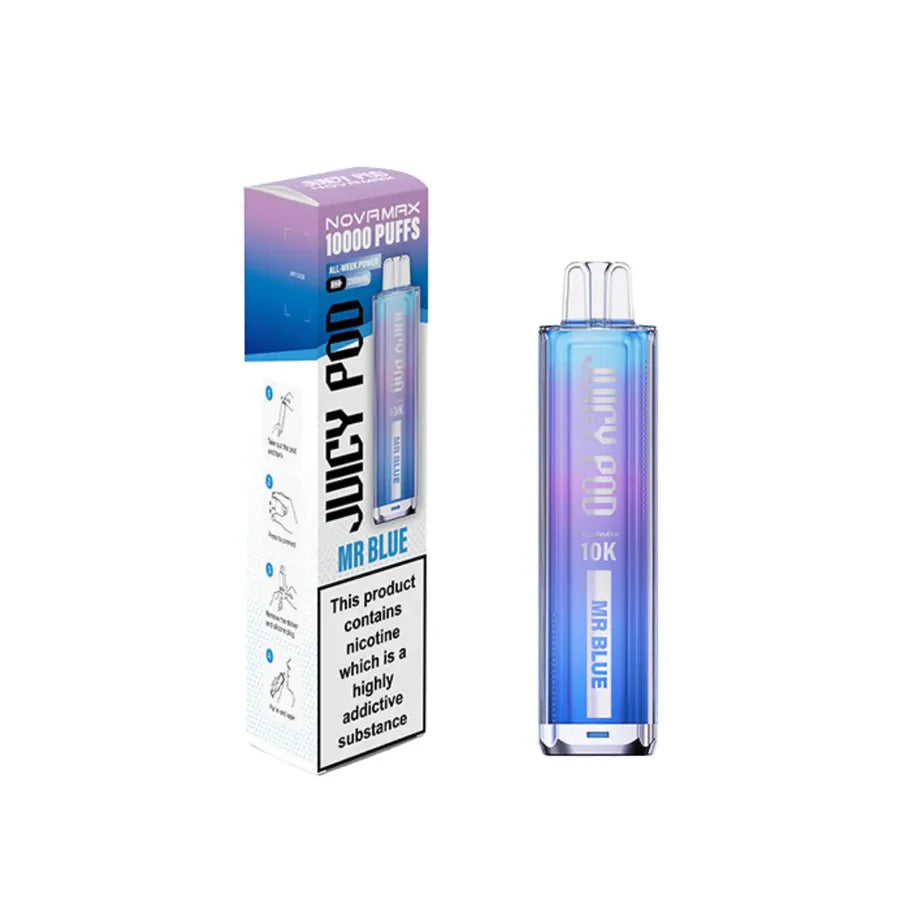 Mr Blue Juicy Pod NovaMax 10K Pod Kit