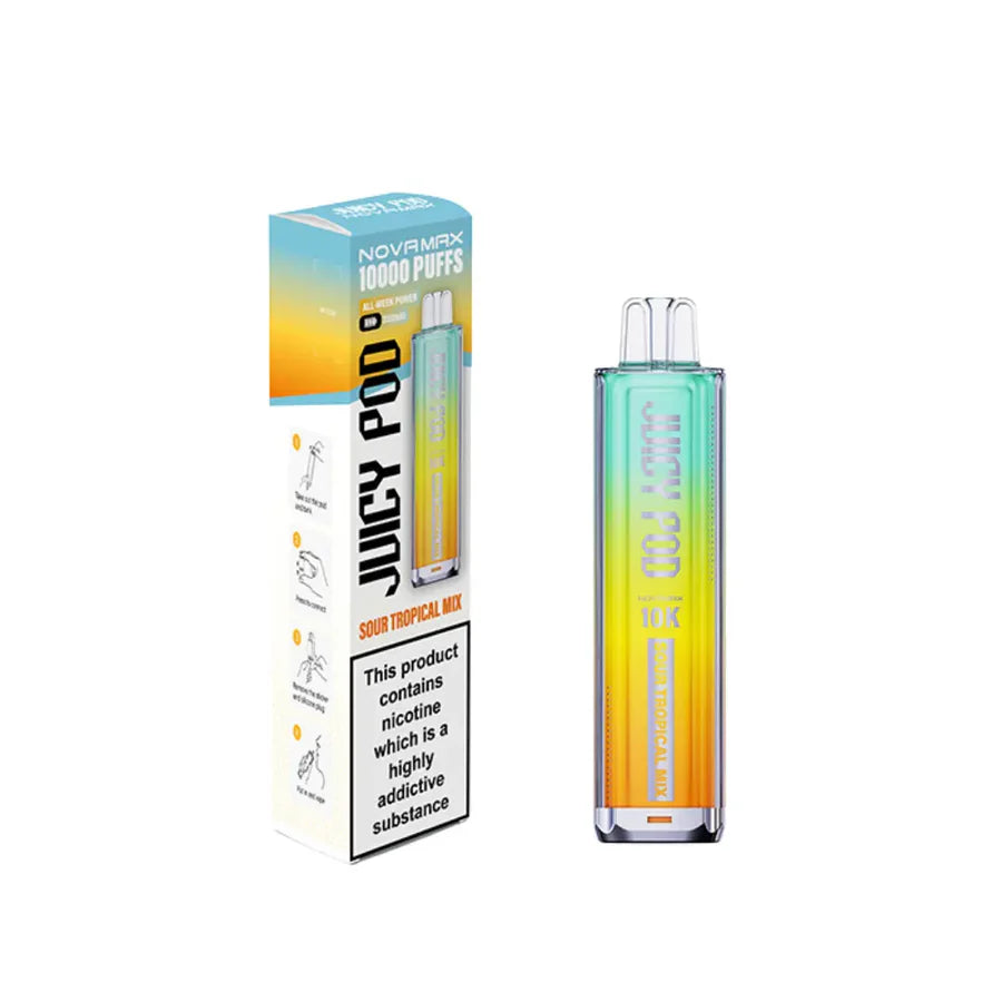Sour Tropical Mix Juicy Pod NovaMax 10K Pod Kit