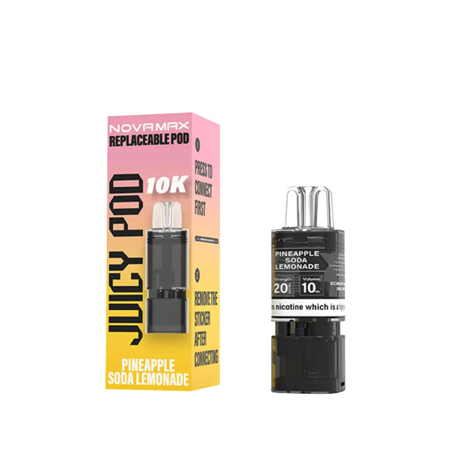 Pineapple Soda Lemonade Juicy Pod NovaMax 10K Pod