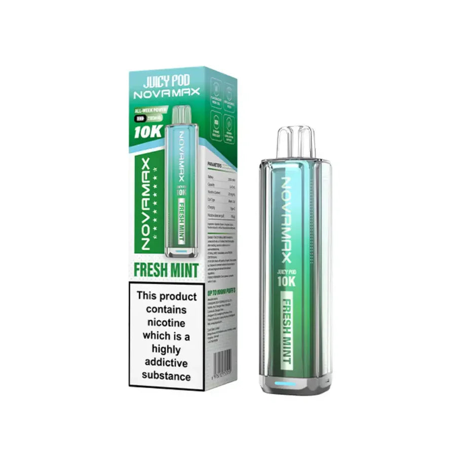 Fresh Mint Juicy Pod NovaMax 10K Pod Kit