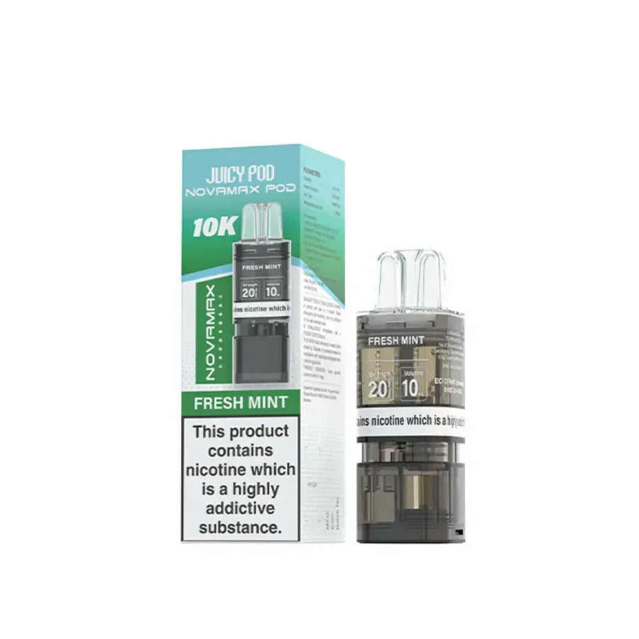 Fresh Mint Juicy Pod NovaMax 10K Pod