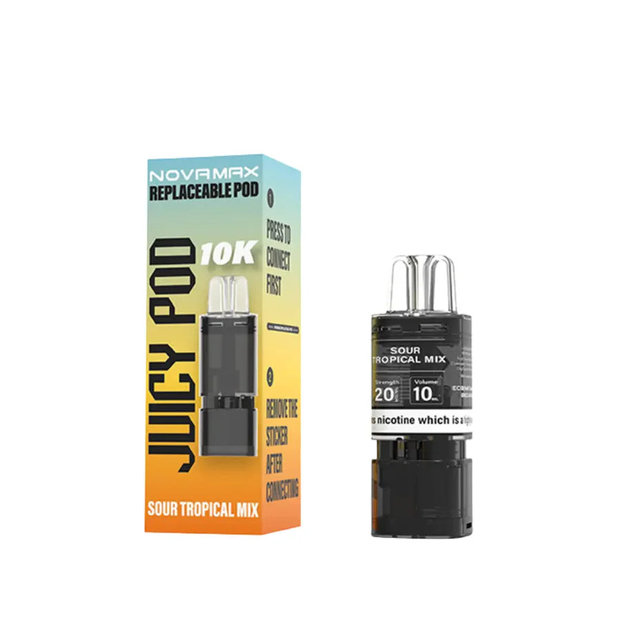 Sour Tropical Mix Juicy Pod NovaMax 10K Pod