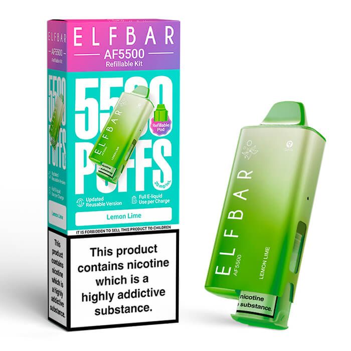 Lemon Lime Elf Bar AF5500 Prefilled Pod Kit