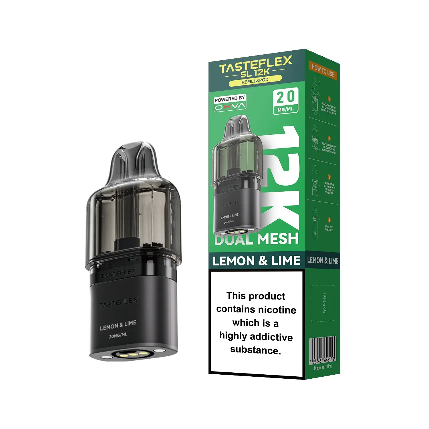 Lemon Lime OXVA Tasteflex SL 12K Pod