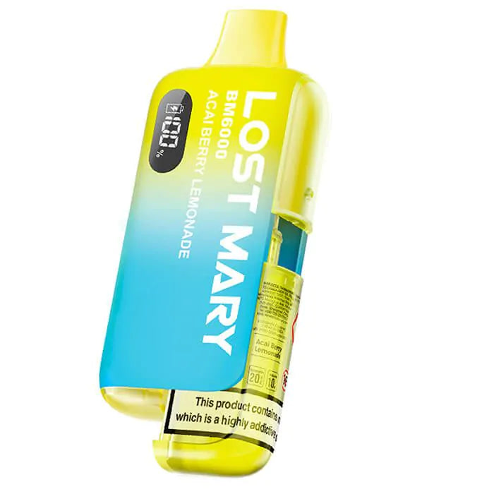 Acai Berry Lemonade Lost Mary BM6000 Pod Kit