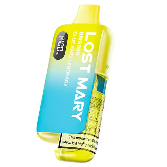 Blue Razz Lemonade Lost Mary BM6000 Pod Kit