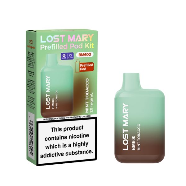 Mint Tobacco Lost Mary BM600 Pod Kit