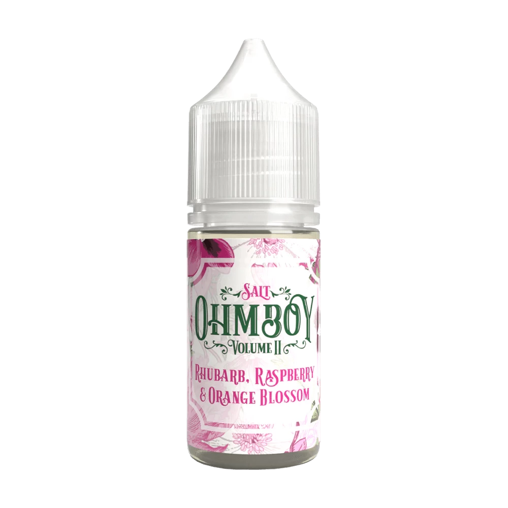 Rhubarb Raspberry Orange Blossom Ohm Boy Nic Salt