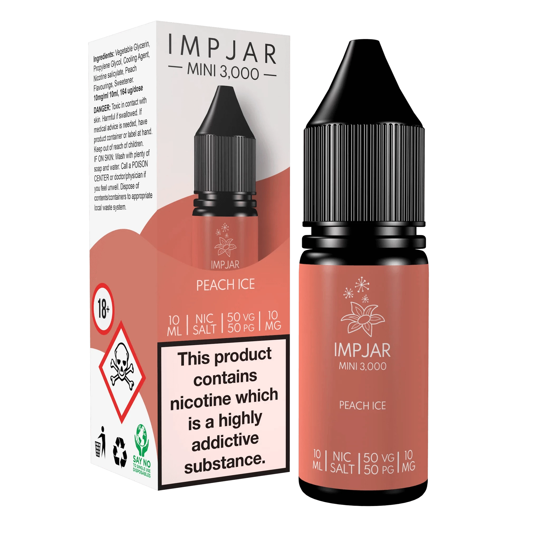 Peach Ice Imp Jar Nic Salt