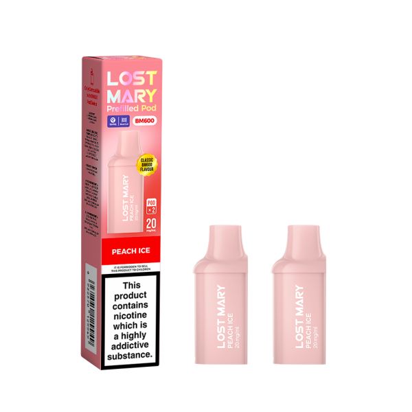 Peach Ice Lost Mary BM600 Refill Pods