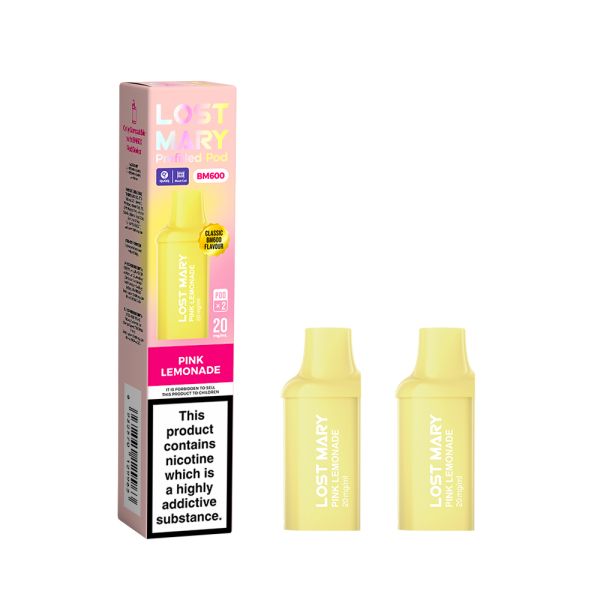 Pink Lemonade Lost Mary BM600 Refill Pods