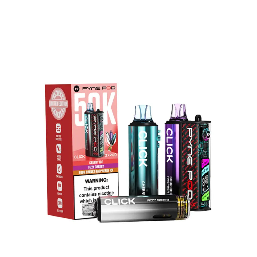 Cherry Edition Pyne Pod Click 50k Vape Kit