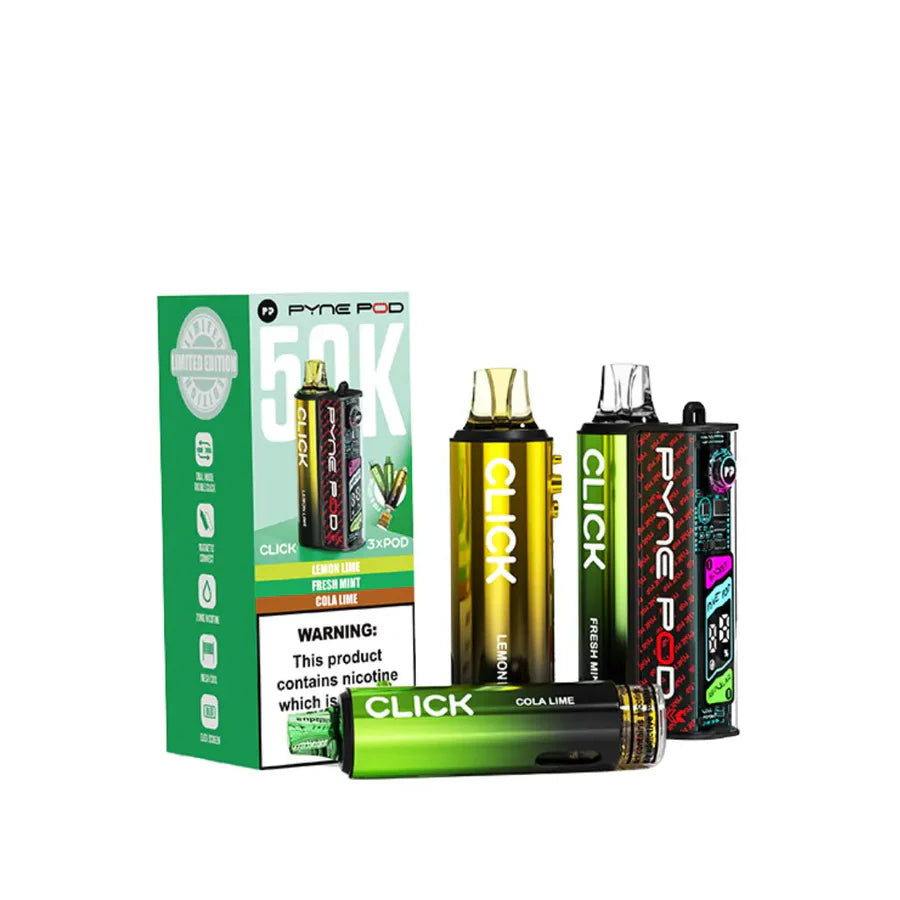 Green Edition Pyne Pod Click 50k Vape Kit