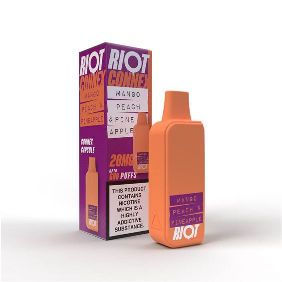 Mango Peach Pineapple Riot Connex Vape Pod