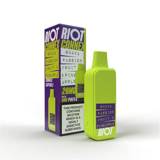 Guava Passion Fruit Pineapple Riot Connex Vape Pod