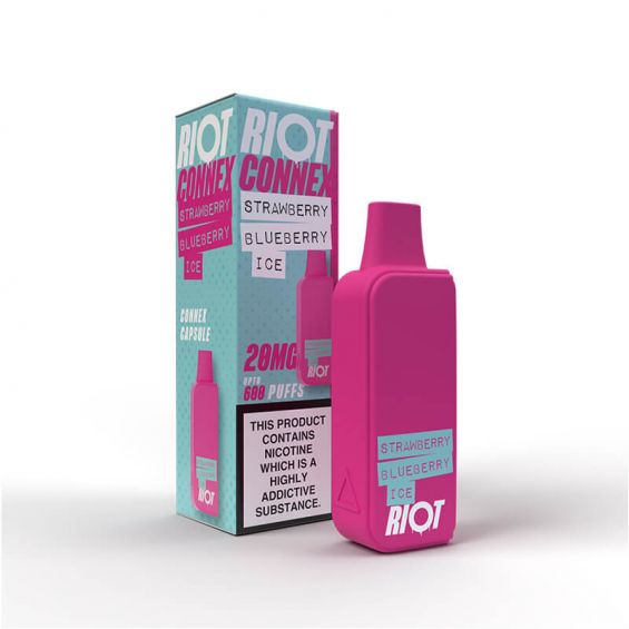 Strawberry Blueberry Ice Riot Connex Vape Pod