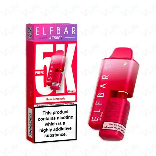 Rose Lemonade Elf Bar AF5000 Disposable Vape Kit