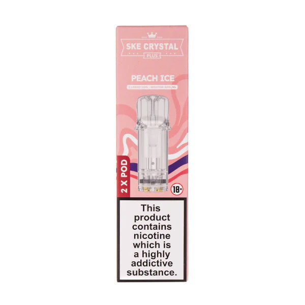 Peach Ice SKE Crystal Plus Pods