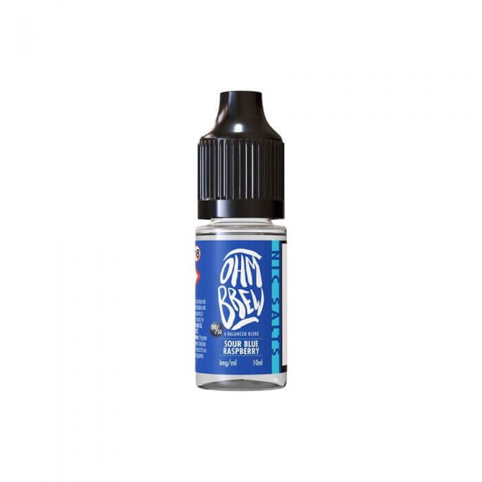 Sour Blue Raspberry Ohm Brew Nic Salt