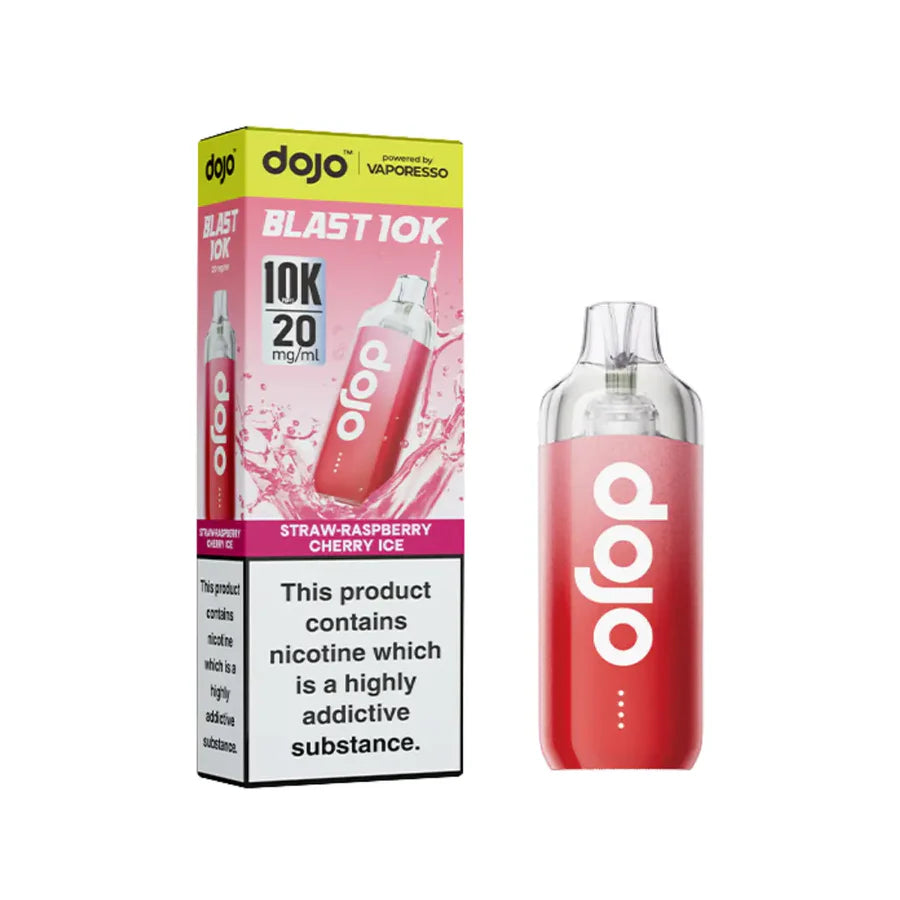 Straw-Raspberry Cherry Ice Dojo Blast 10k Pod Kit