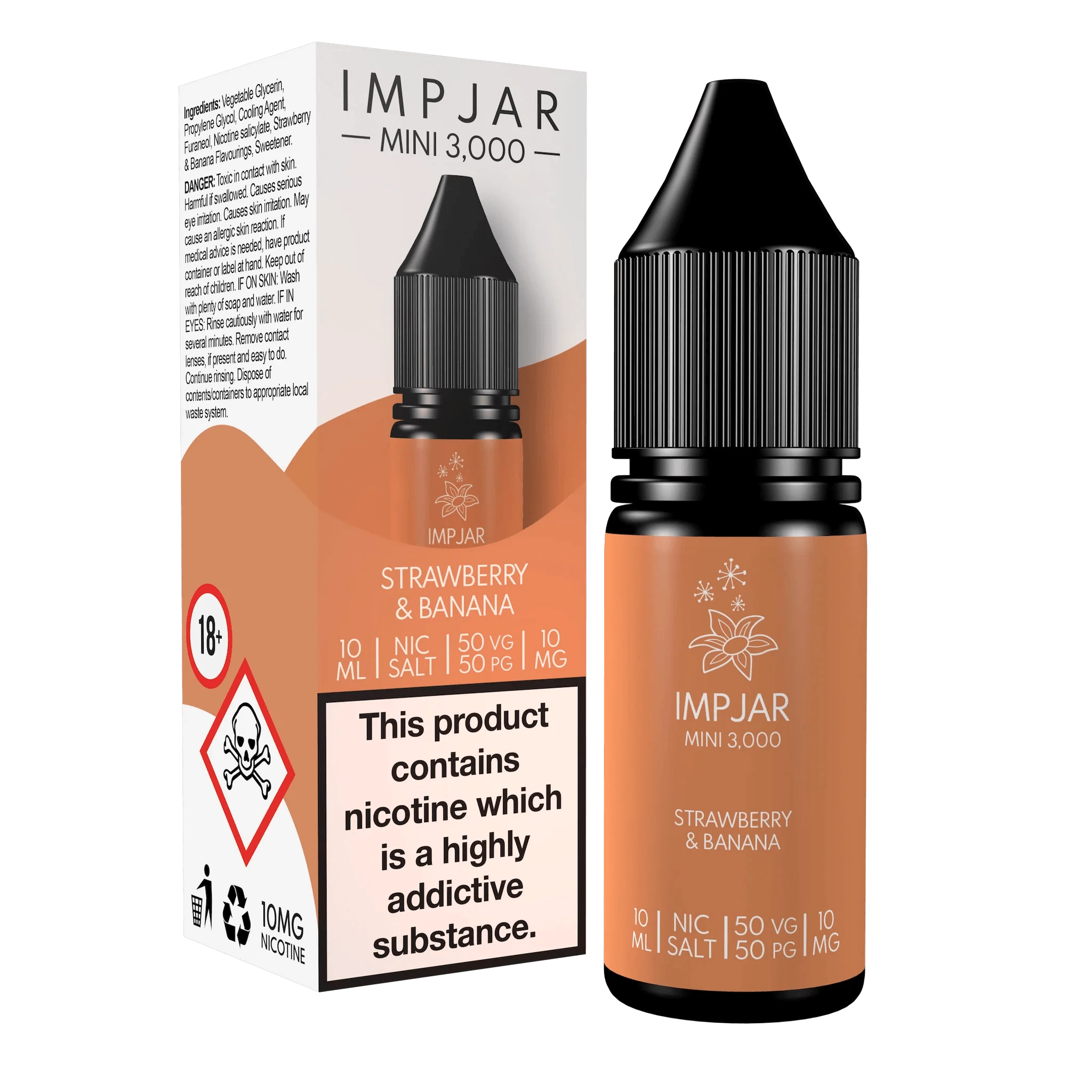 Strawberry Banana Imp Jar Nic Salt