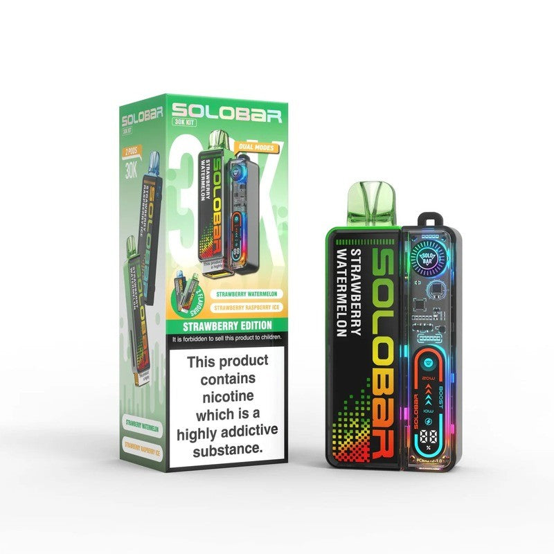 Solobar Boost 30K Strawberry Edition Prefilled Pod Kit