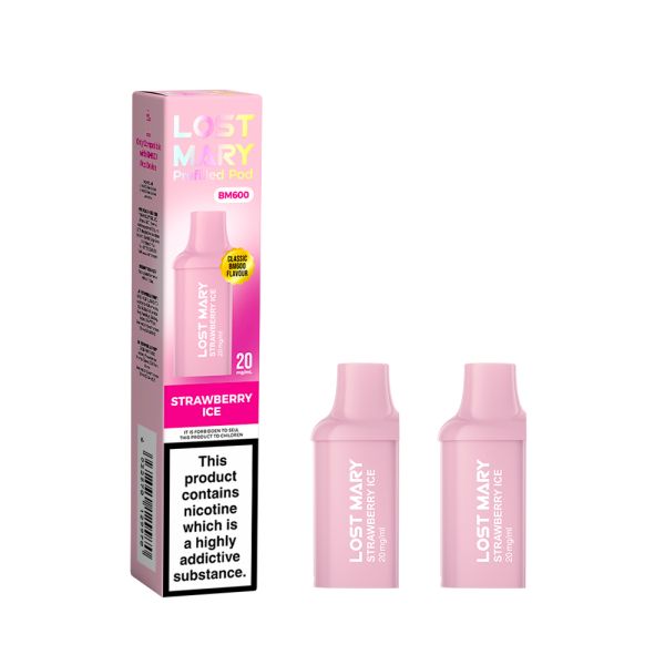 Strawberry Ice Lost Mary BM600 Refill Pods