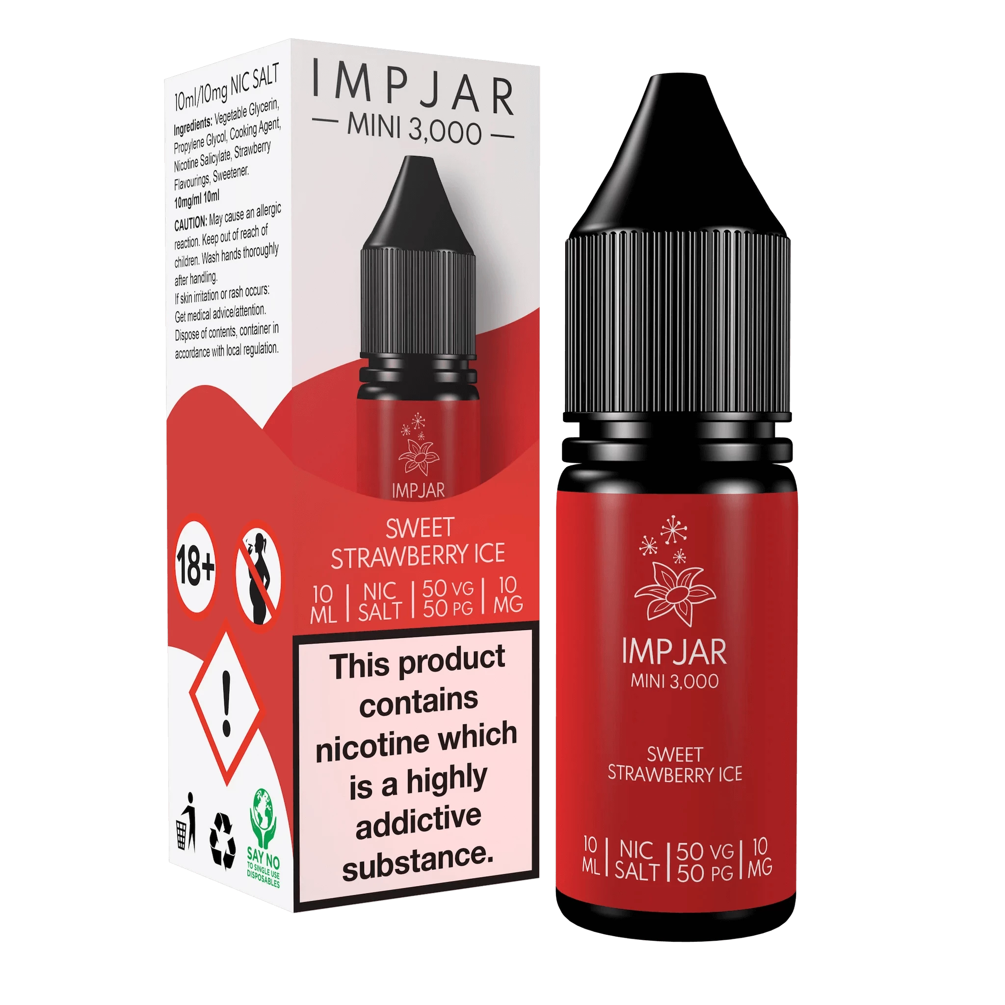 Sweet Strawberry Ice Imp Jar Nic Salt