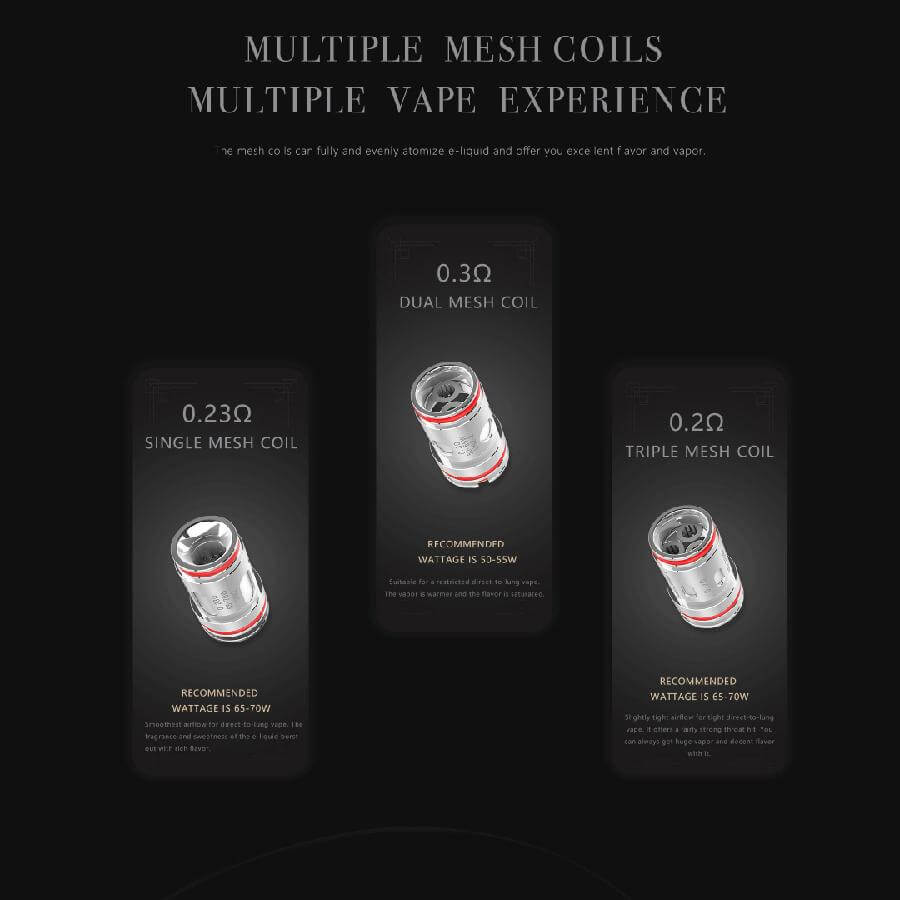 Uwell Crown V Vape Tank - Black