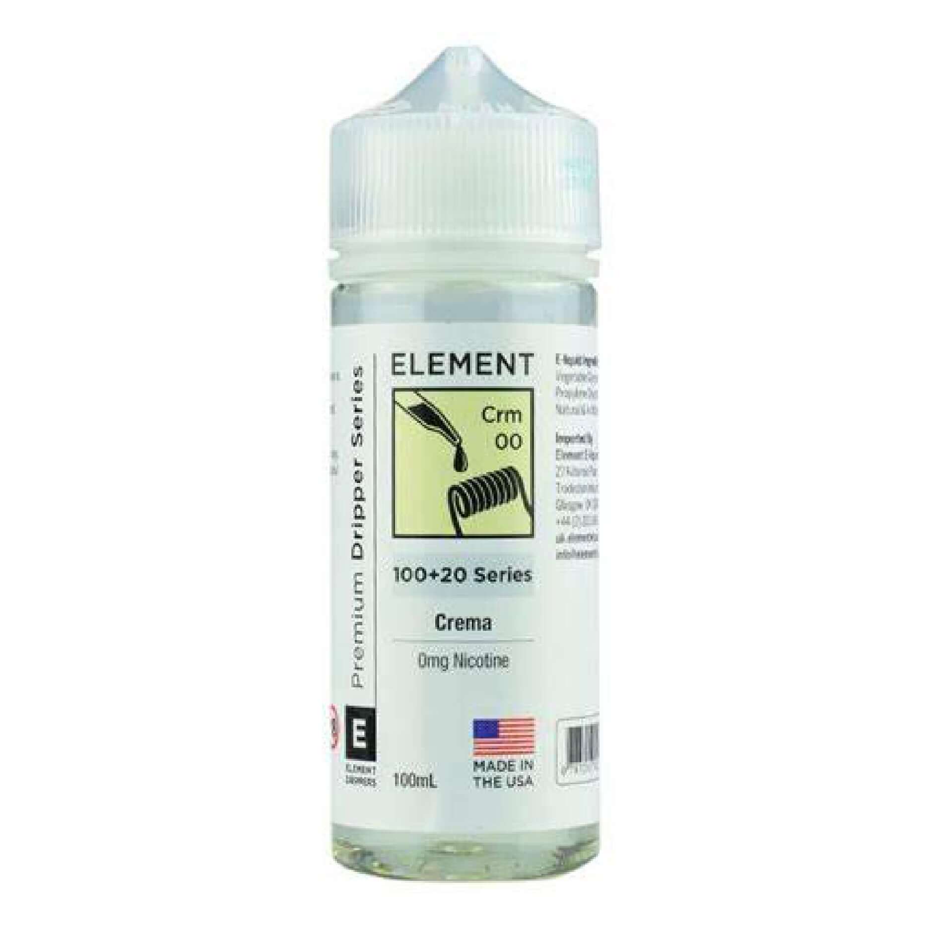 Crema by Element E-Liquid JUST £15