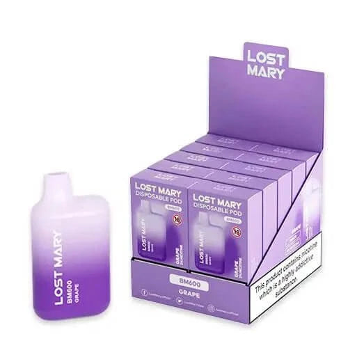 Grape 10 x Lost Mary BM600 Multipack
